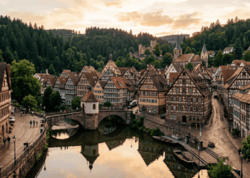 Uma cidade de 950 anos na Floresta Negra é uma das mais belas pequenas cidades