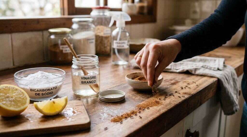 Livre-se das formigas com remédios caseiros simples