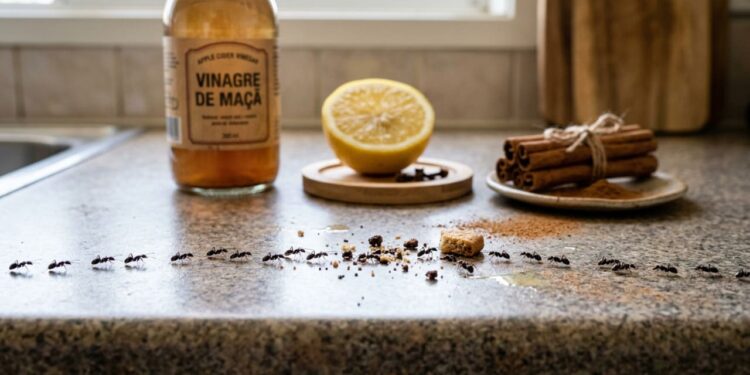 Livre-se das formigas com remédios caseiros simples