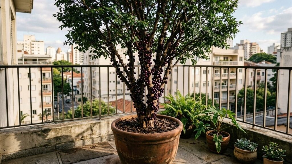 A frutinha escura e doce que marcou as tardes de brincadeira da nossa infância e está voltando aos lares urbanos porque se adaptou perfeitamente ao plantio em vasos