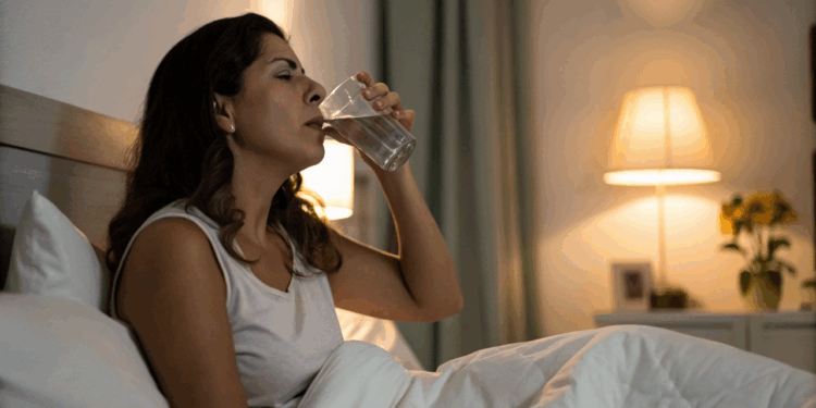 Acordar com a boca seca à noite pode indicar problema oculto e sinal merece atenção imediata