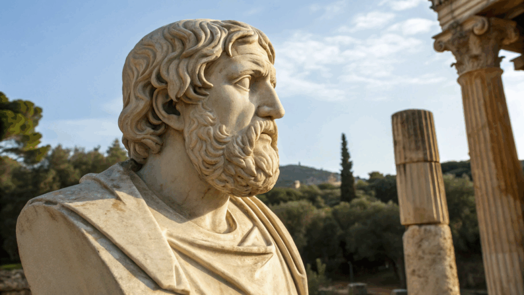 Protágoras, sofista e relativista: "O homem é a medida de todas as coisas."