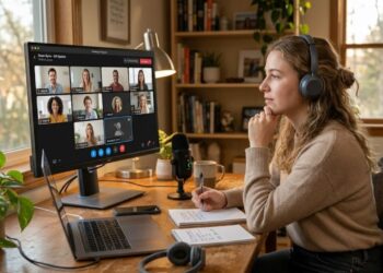 A psicologia diz que quem evita abrir a câmera em chamadas pode sentir desconforto com autoimagem