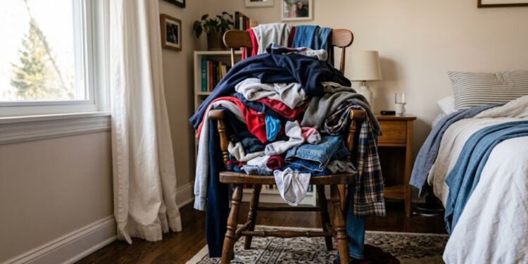 Segundo a psicologia, quem empilha roupas em uma cadeira possui certos traços de personalidade