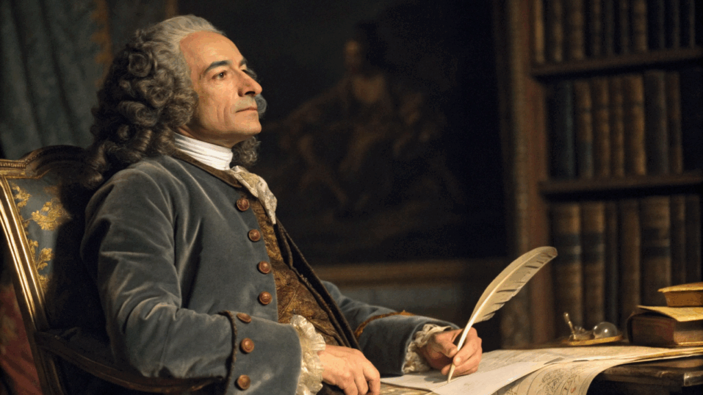 Voltaire, filósofo francês e escritor (1694–1778): "Se Deus não existisse, seria necessário inventá-lo."