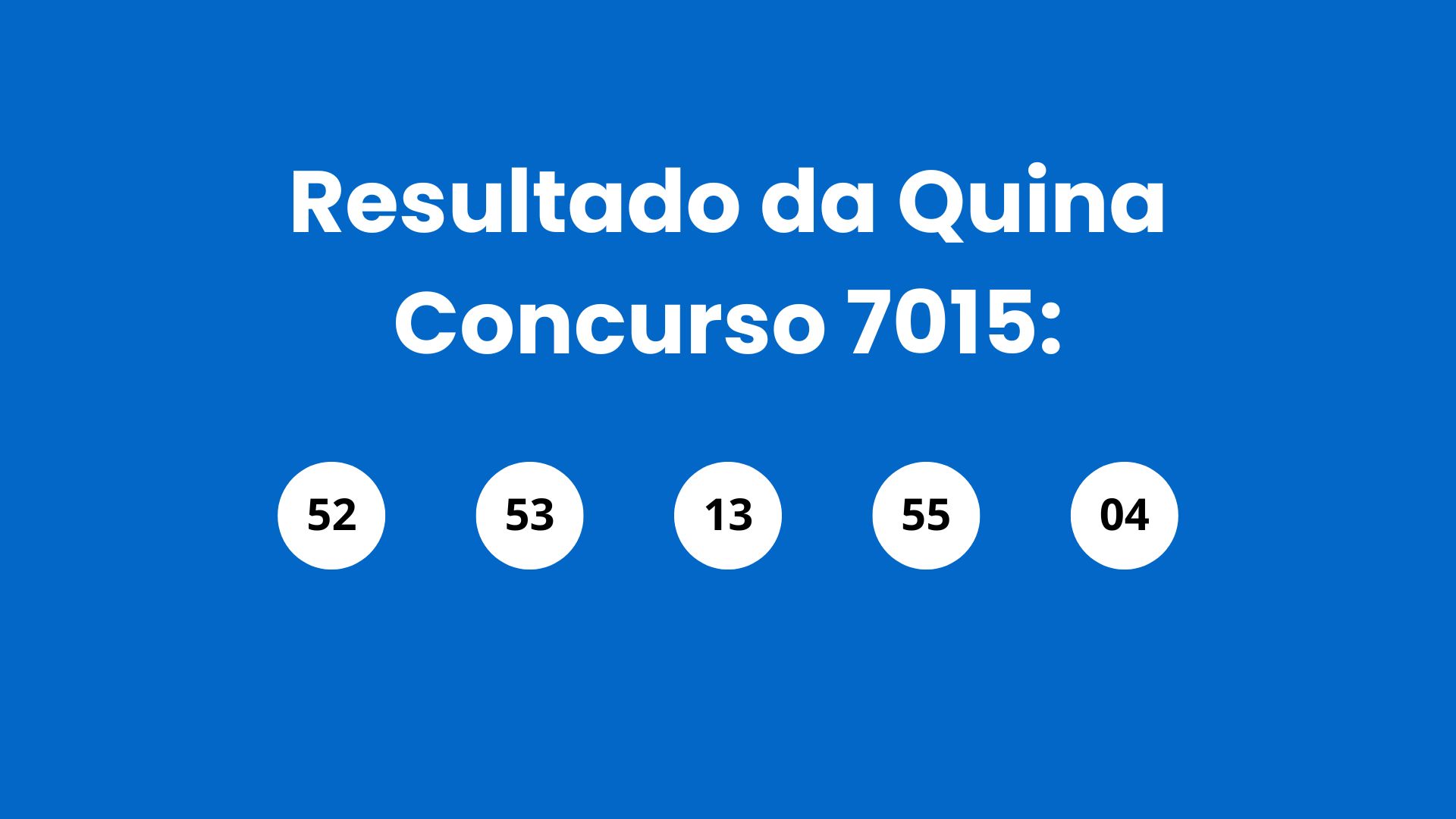 Resultado da Quina: veja números e ganhadores do concurso 7015 (sábado, 02/05) e como resgatar