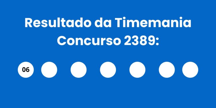 Resultado da Timemania: veja números e ganhadores do concurso 2389 (sábado, 09/05) e como resgatar