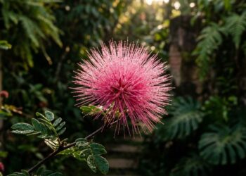 A arvoreta felpuda que virou a favorita de jardins tropicais porque não perde as folhas no inverno e atrai borboletas diariamente