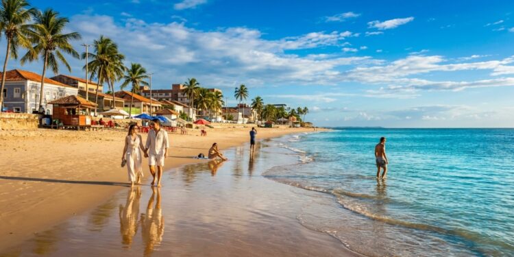 A capital nordestina onde o mar quente é quente o ano inteiro criando condições ideais para banho frequente