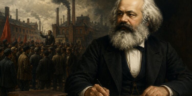 Karl Marx, crítico do capitalismo e teórico social: “A história de todas as sociedades é a história da luta de classes”