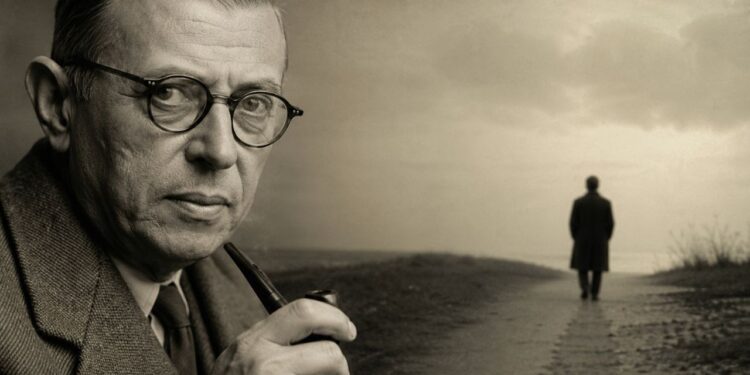 Jean-Paul Sartre, pensador da liberdade e da responsabilidade: “A existência precede a essência”
