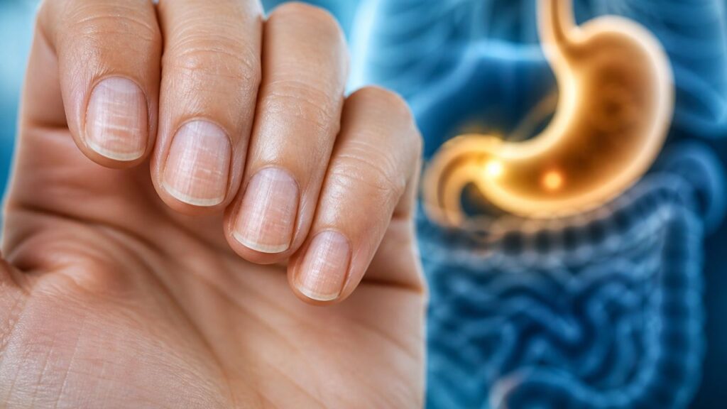 Unhas com estrias? Este sinal pode indicar problema no estômago antes da azia