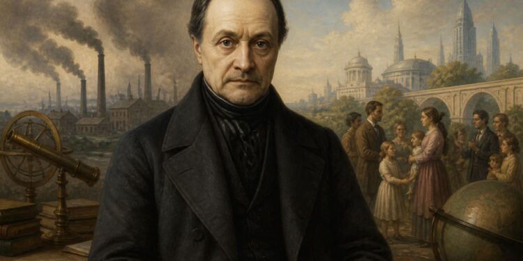 Auguste Comte, fundador do positivismo e da sociologia: “O amor por princípio, a ordem por base e o progresso por fim”