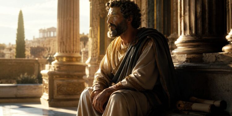 Marcus Aurelius, defensor da razão e da serenidade: “A paz começa dentro”