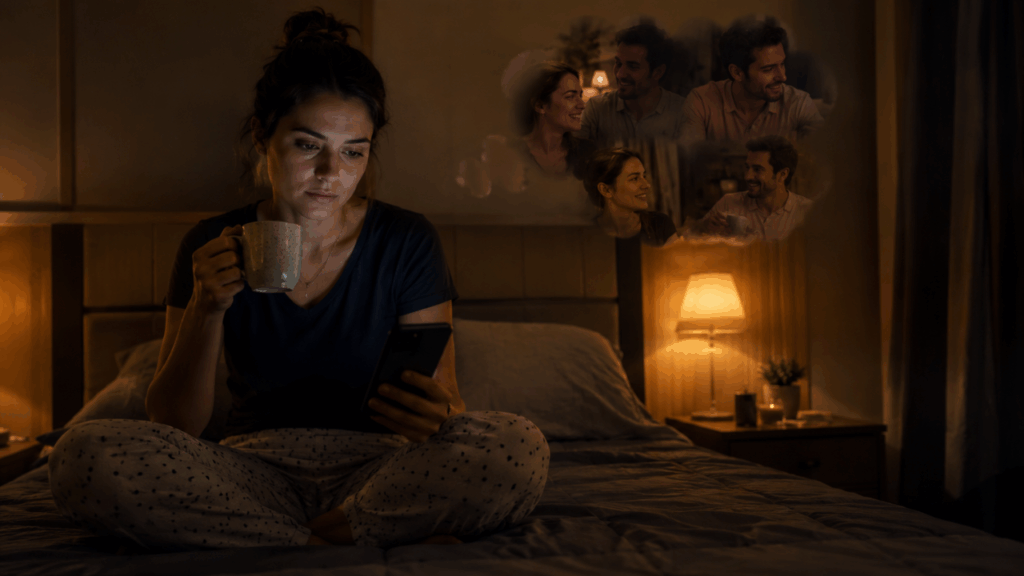 A psicologia explica por que algumas pessoas revisam conversas na cabeça antes de dormir