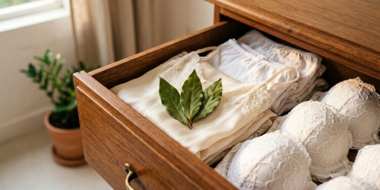 Colocar folhas de louro nas gavetas de roupas íntimas: para que serve e como suas peças ficam protegidas
