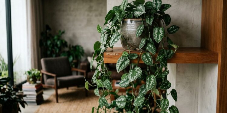 A folhagem trepadeira que não precisa de luz forte e tem impressionado quem gosta de decoração por seu brilho que parece glitter natural