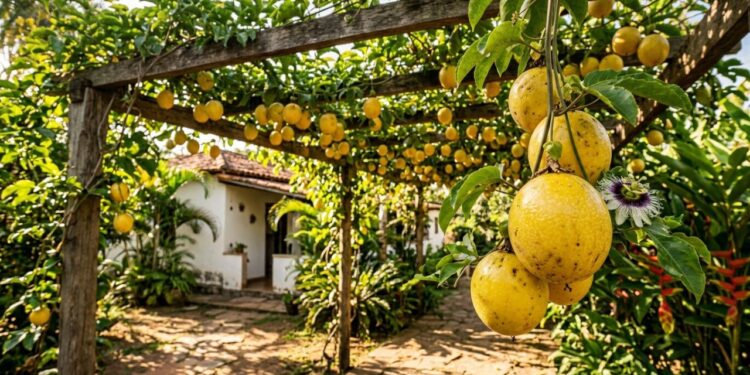 A fruta de polpa gelatinosa e sementes pretas que marcou as videiras do quintal da infância e pode ser cultivada espalhando-se sobre caramanchões resistentes