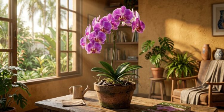 Como podar a haste da orquídea para obter uma nova floração na mesma vara ou estimular folhas mais saudáveis