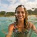 A praia catarinense onde água é mais quente que o normal: não dá choque térmico e permite entrar sem sofrimento