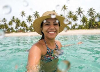 A praia pernambucana onde o mar não tem correnteza forte: não puxa para o fundo e permite nadar com mais tranquilidade