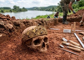 Uma tumba de 4.600 anos, contendo um diadema de ouro e três dentes, foi descoberta, reescrevendo a cronologia da Idade do Bronze na Sérvia