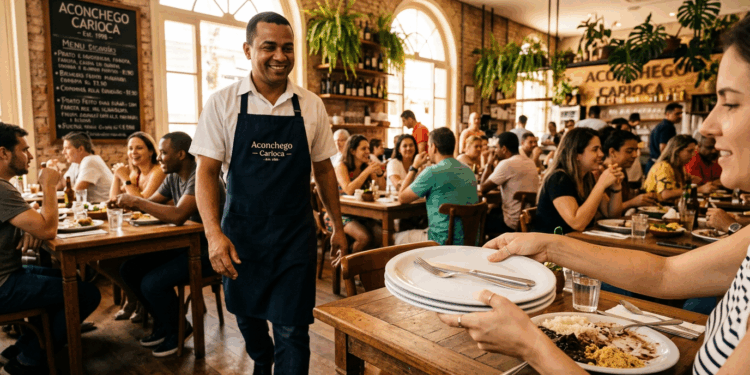Ajudar o garçom a tirar a mesa parece um gesto gentil: mas psicólogos enxergam algo muito mais profundo