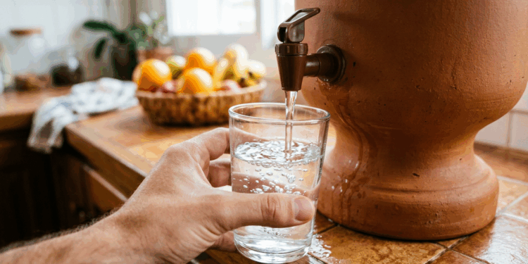 O utensílio rústico que filtrava a água na cozinha dos nossos avós e está voltando a ser tendência nas casas modernas porque a ciência comprovou sua pureza