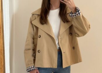 Elegância e conforto? Só se for com trench coat curto, bebê!