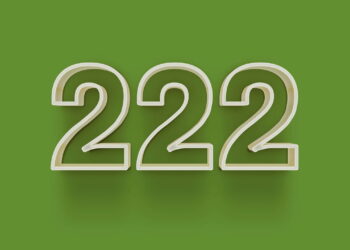 O que significa ver o número 222 repetidamente?