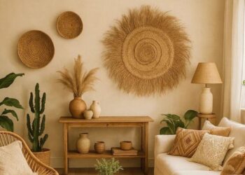 Decoração boho sustentável que muda o visual do seu lar
