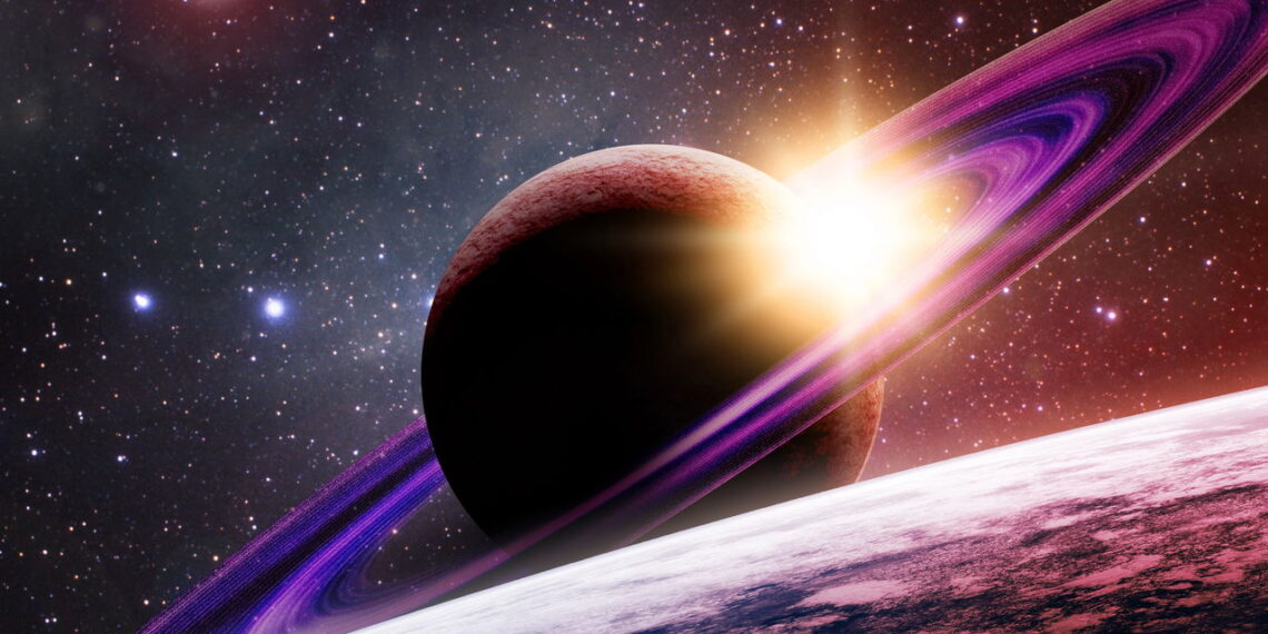 O que aconteceria se Saturno fosse jogado em um oceano?