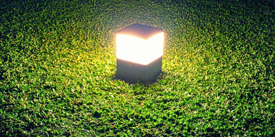 Luminária com esse material encanta por ser tão simples
