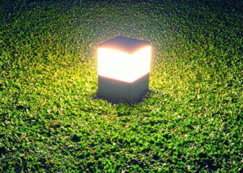 Luminária com esse material encanta por ser tão simples