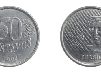 Antiga moeda de R$ 0,50 pode valer mais de R$ 1.500