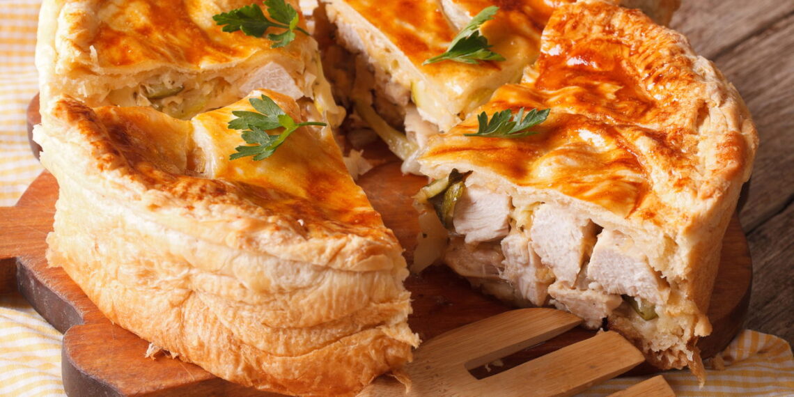 Receita de empadão de frango cremoso que da água na boca