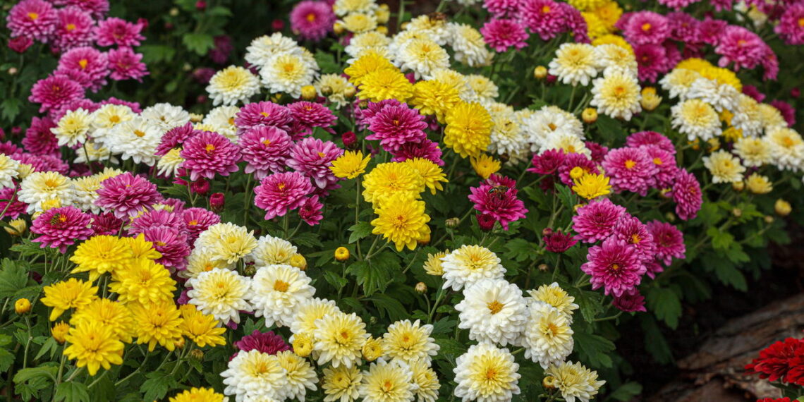 Esses são os melhores métodos para se ter um jardim lindo de flores de crisântemo