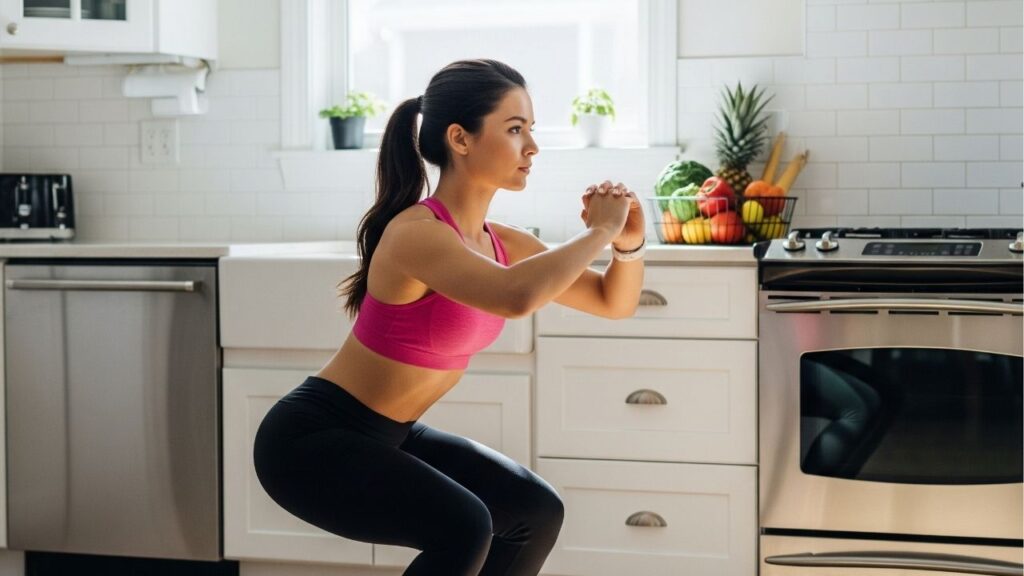 3 exercícios para fazer enquanto lava a louça