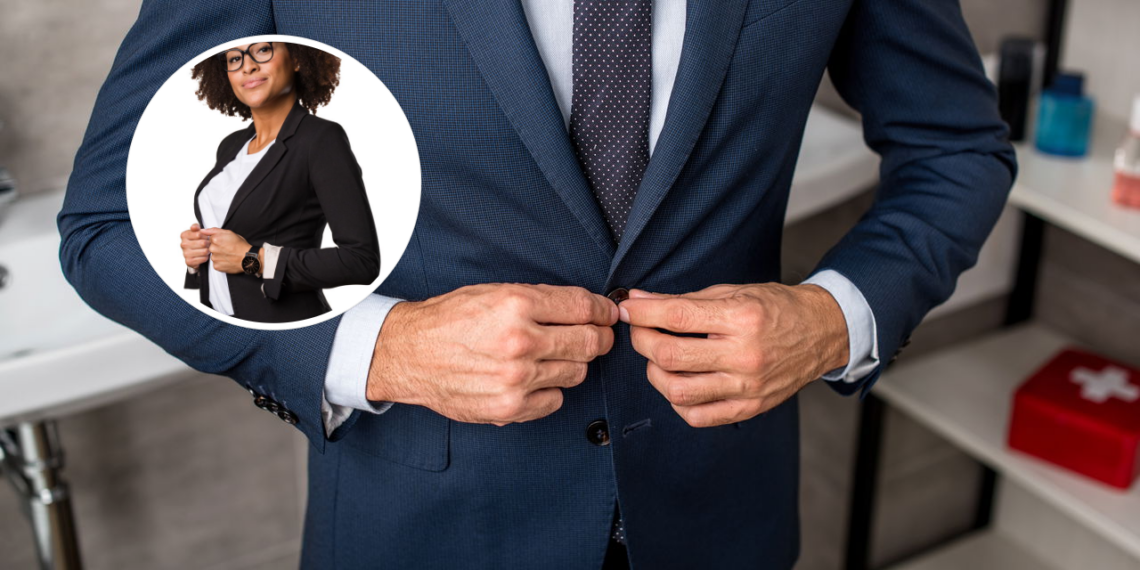 Homens se vestiam sozinhos; mulheres, com ajuda — daí a diferença.