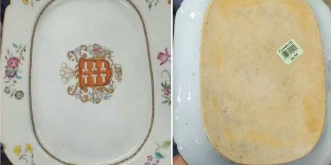 Homem compra prato de R$ 30 em brechó e descobre que vale na verdade R$ 28 mil