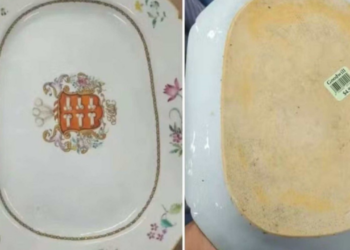 Homem compra prato de R$ 30 em brechó e descobre que vale na verdade R$ 28 mil
