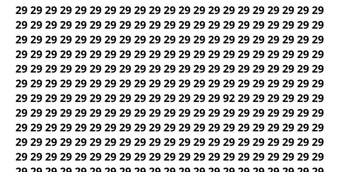 4 em 20 pessoas conseguem encontrar o número escondido na imagem
