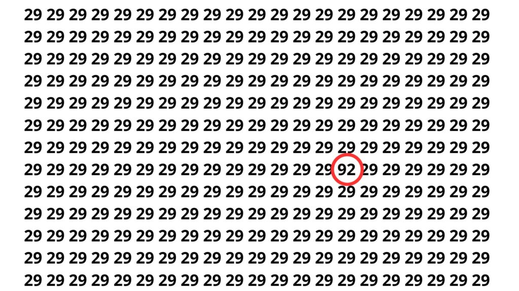 4 em 20 pessoas conseguem encontrar o número escondido na imagem