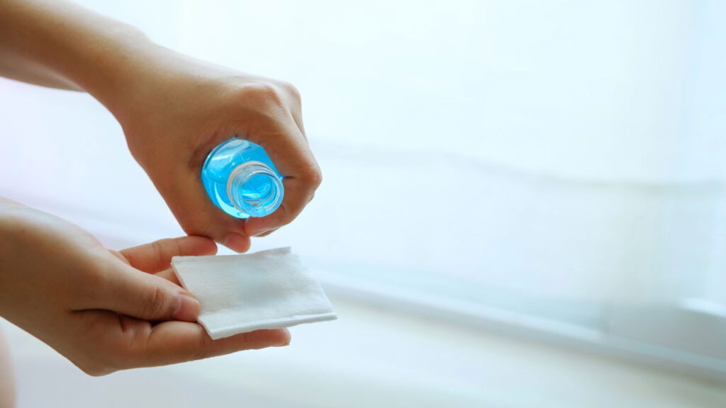 Ação desinfetante que elimina percevejos por contato imediato