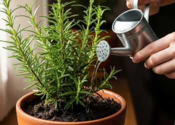 Quantas vezes por semana regar o alecrim no inverno