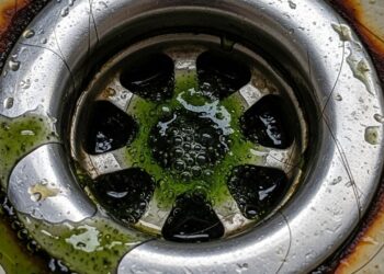 Nem produto químico, nem escova: truque para tirar limo de ralos