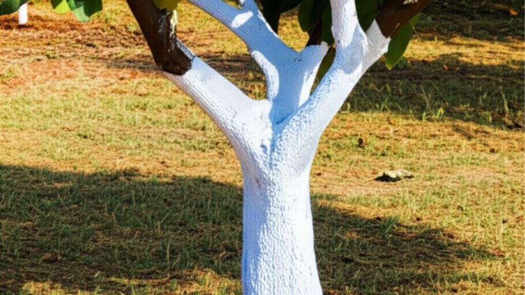 Por que pintam o tronco do limoeiro de branco e qual o segredo?