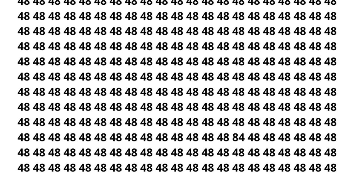 Apenas 3 em 20 pessoas encontram o 84 nesse desafio em 9s