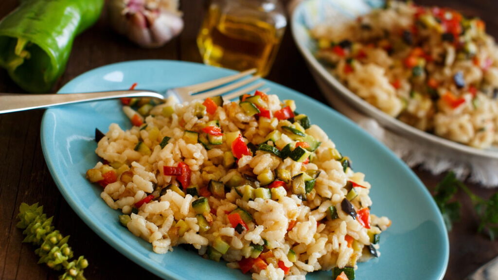 Receitas de risotos com ervas para nutrição reconfortante