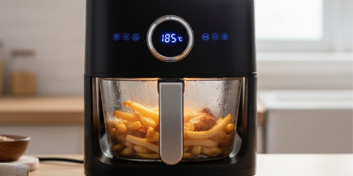 A airfryer de vidro chega com tudo; entre ela e a comum, veja qual vale mais a pena